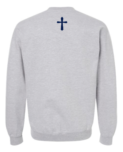 Stacked Saints Logo Stripe Crewneck SF000
